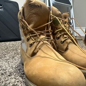 Timberland 6-Inch Boots Men’s 10.5 Wheat Rare Canvas Side Panel